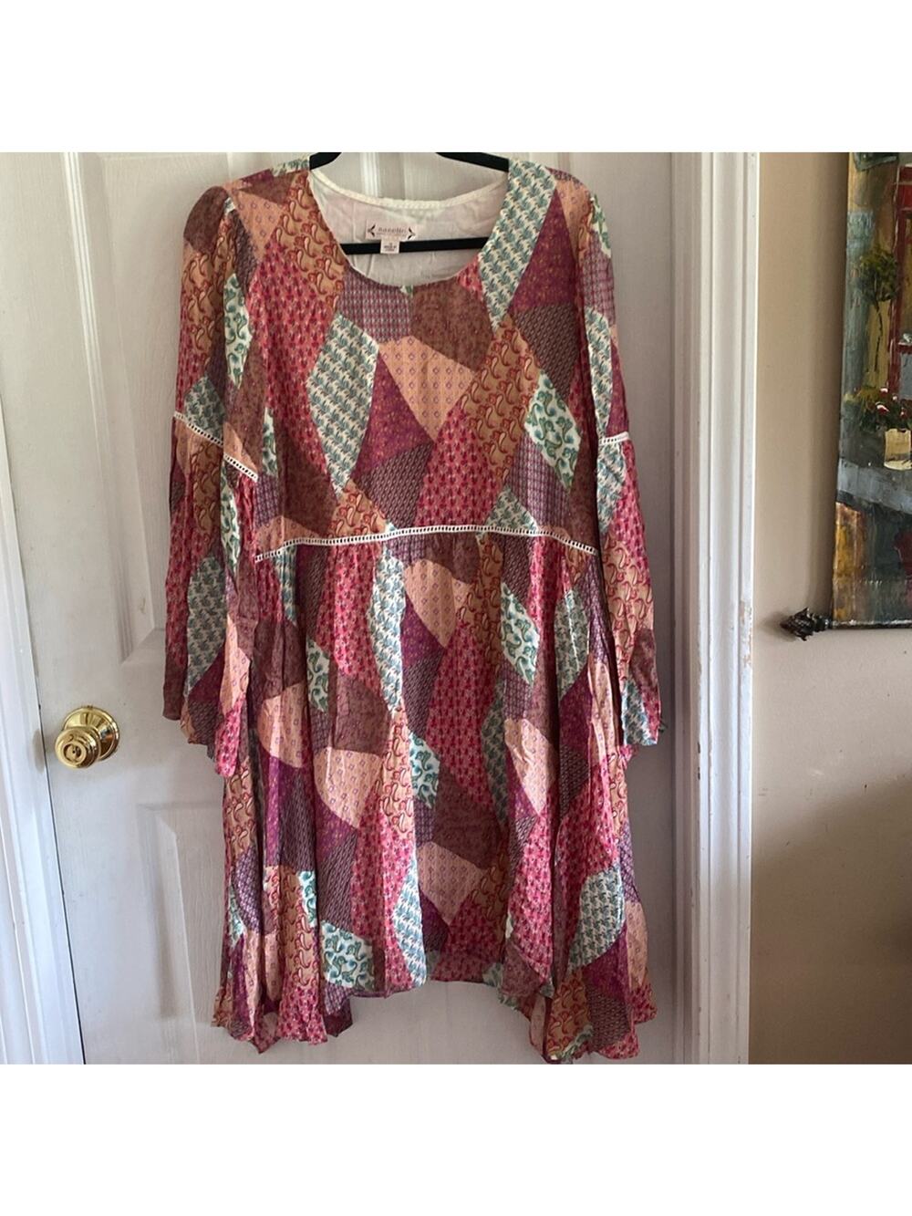 Nanette Lepore NWT women’s size 10 quilt print dress